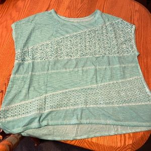 NWT Lane Bryant turquoise blouse. 22/24
